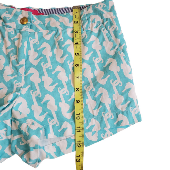 MACBETH | COLLECTIONS SEAHORSE NOVELTY PRINT 100% COTTON SHORT SHORTS SMALL - Picture 12 of 13